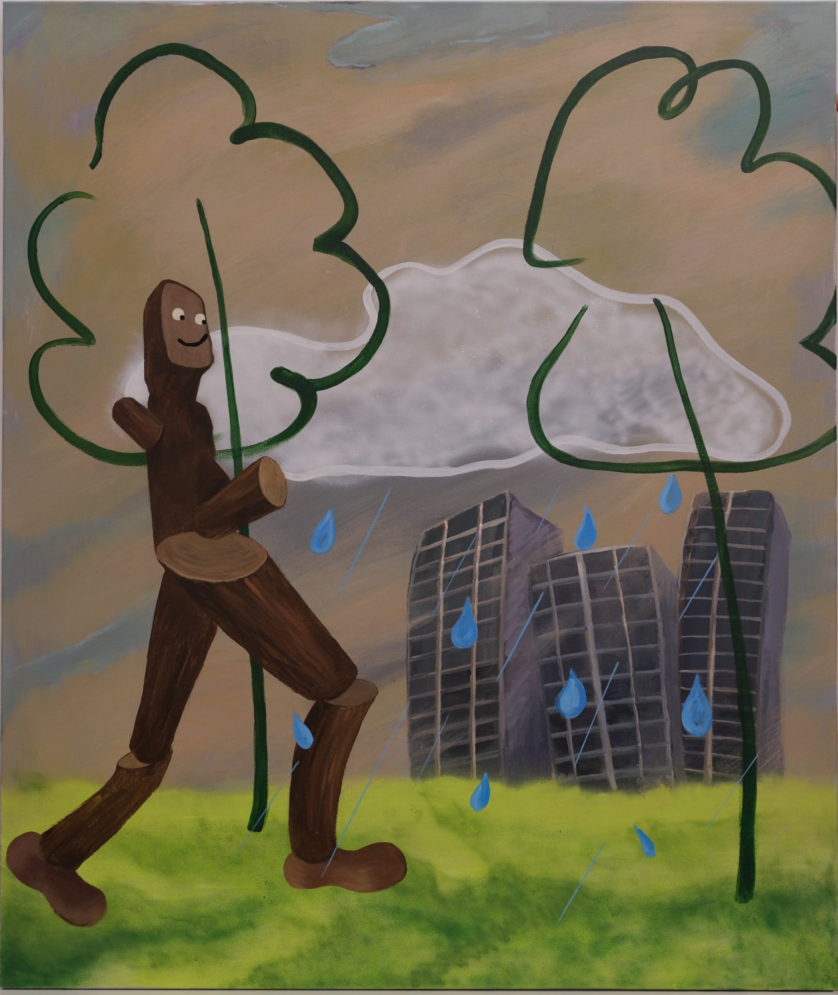 何海昱 He Haiyu, 城市局部降雨 Urban Local Rainfall, 2023