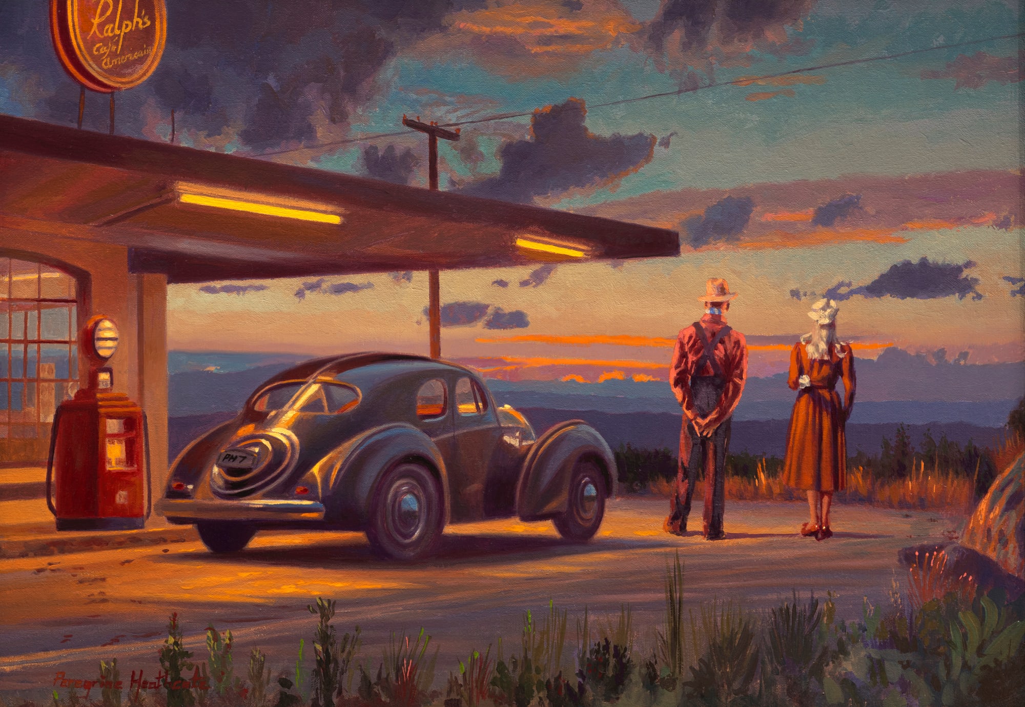 Peregrine Heathcote, "Golden Hour", 2024
