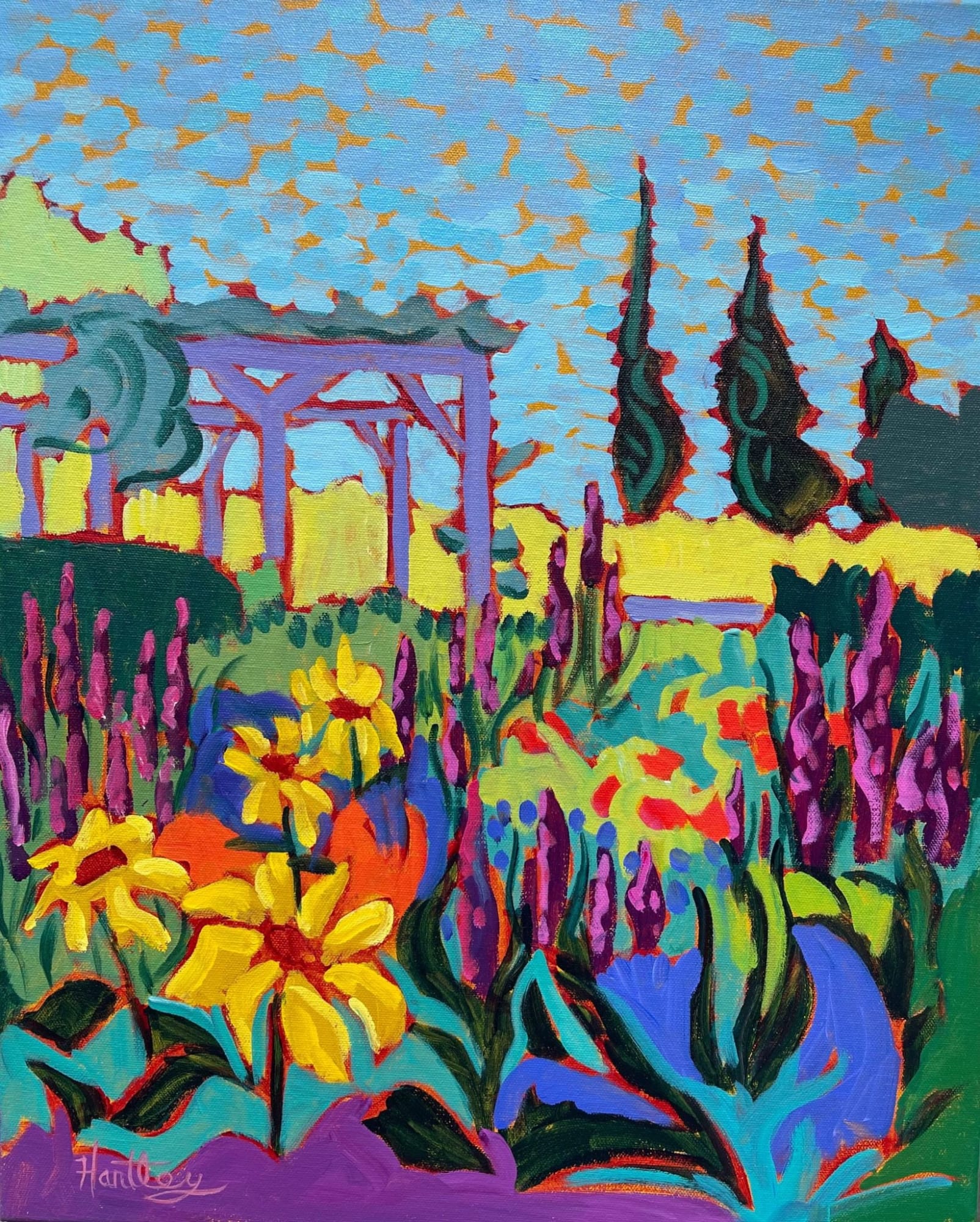 Claudia Hartley, "Splash of Color", 2021