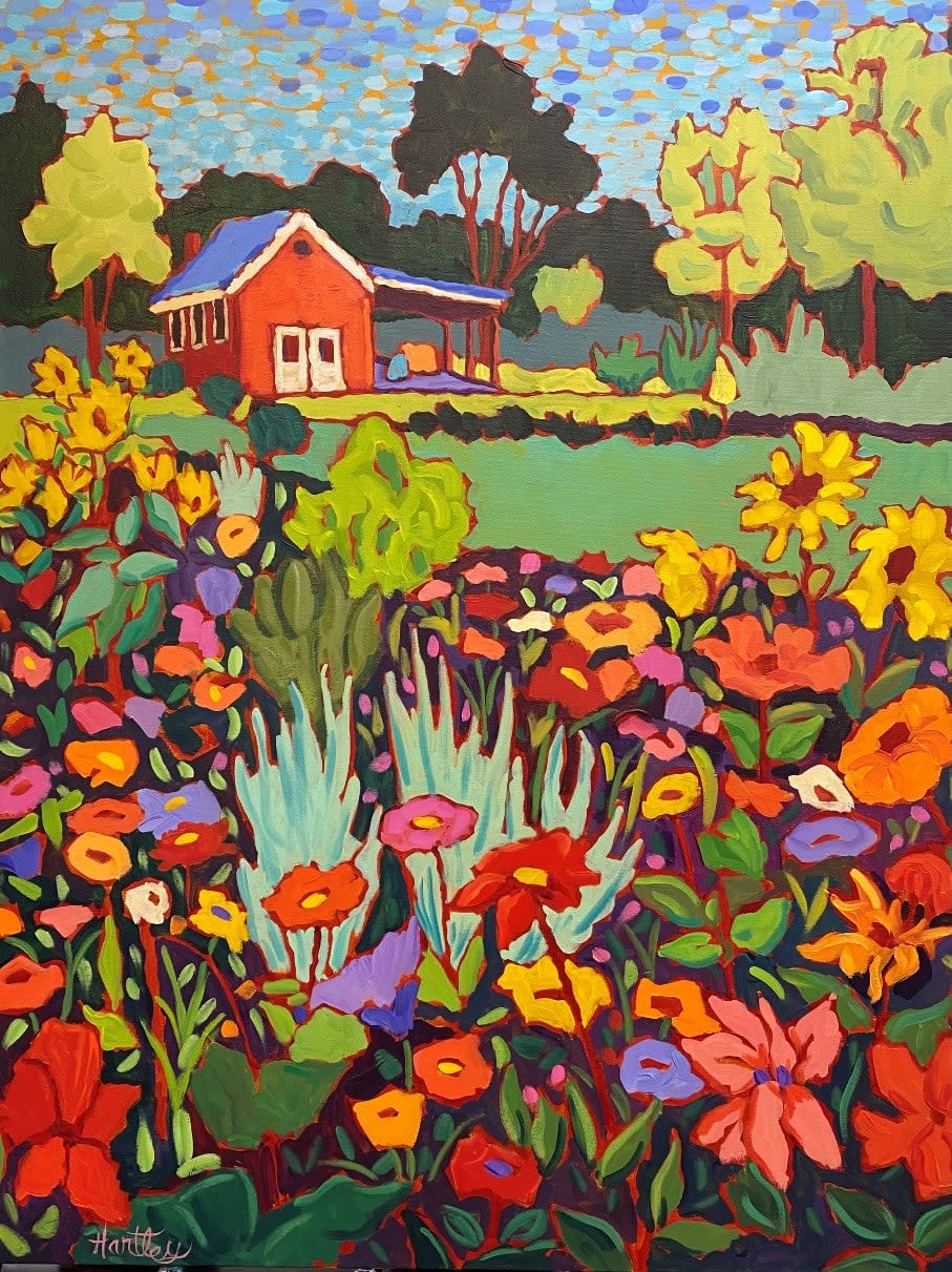 Claudia Hartley, "Peace in the Garden”, 2022