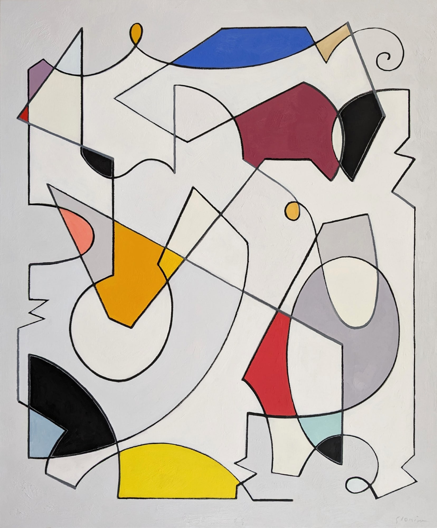 David Michael Slonim, "Line Dance", 2023