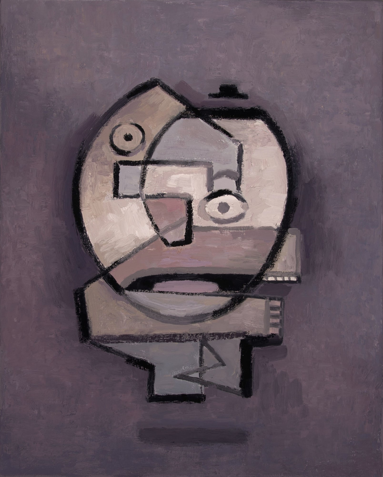 David Michael Slonim, "Man With A Tiny Hat", 2025