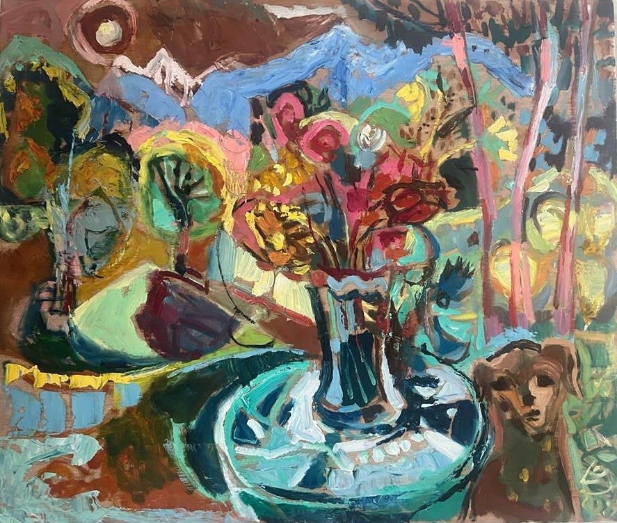 Leonie Gibbs, Belladrum Flowers with Braulen