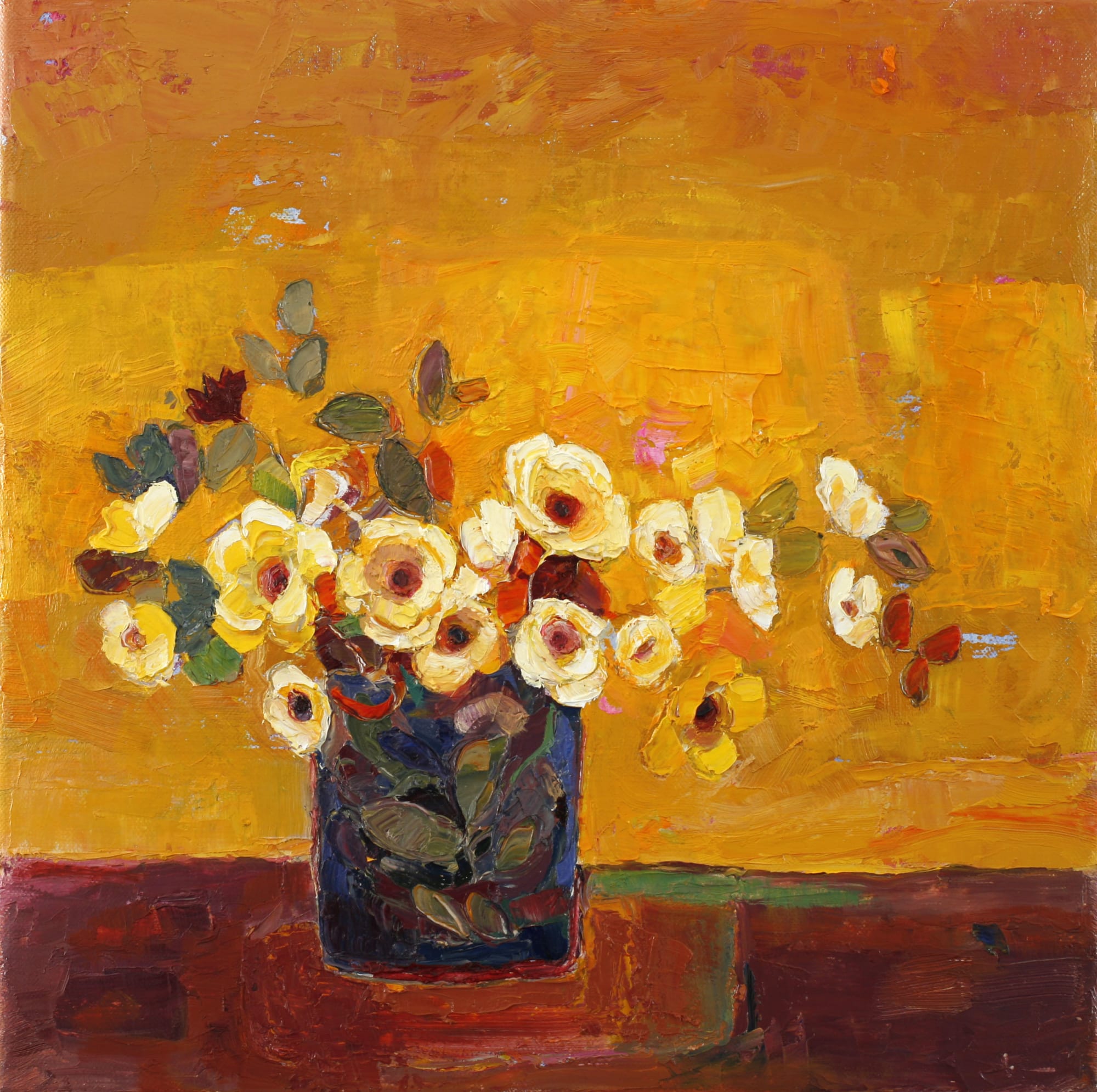 Kirsty Wither, In white and Gold, 2022