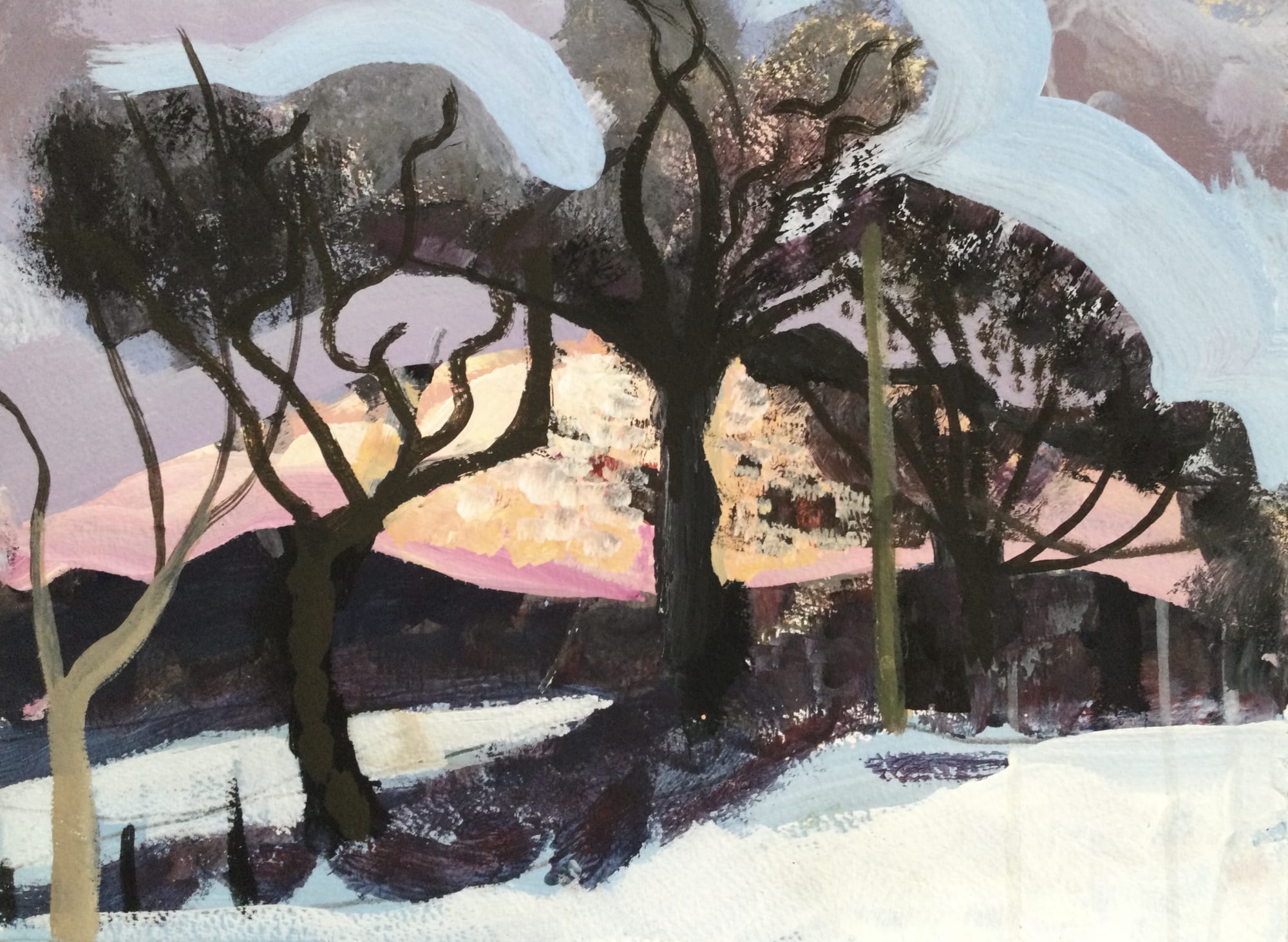 Arabella Shand, Snow on the Mountain