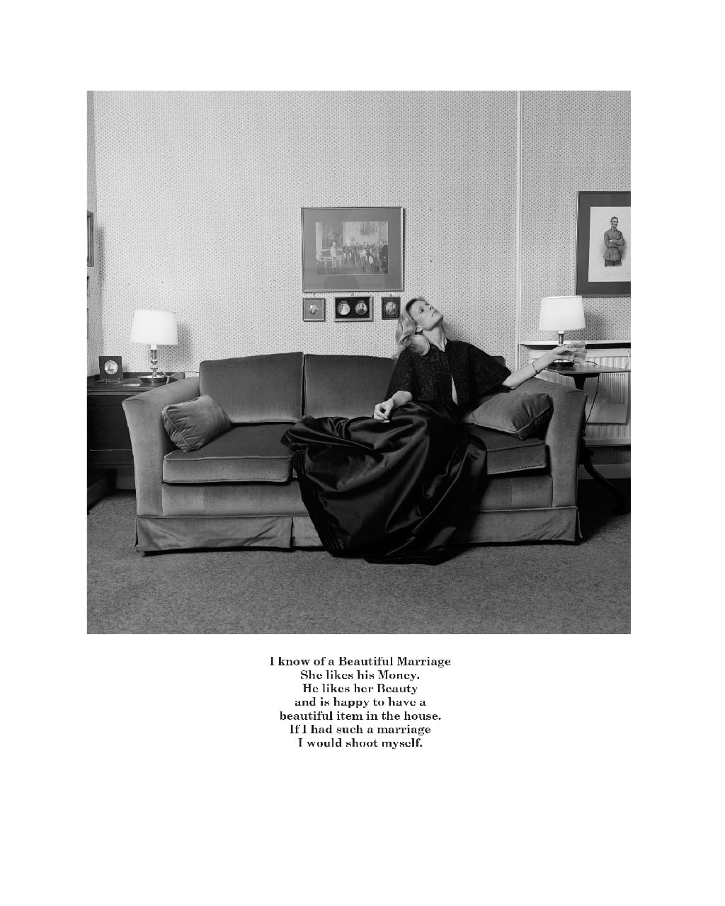 Karen Knorr, Belgravia (I know of a Beautiful Marriage), 1979