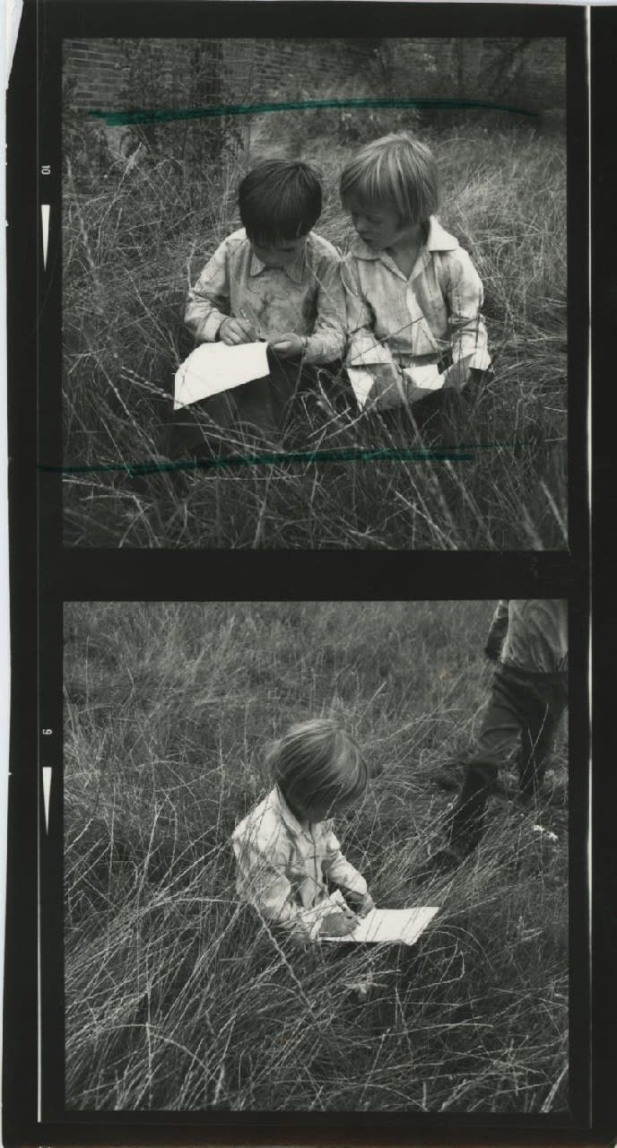 Jo Spence, Two contact prints - Gypsies, 1974