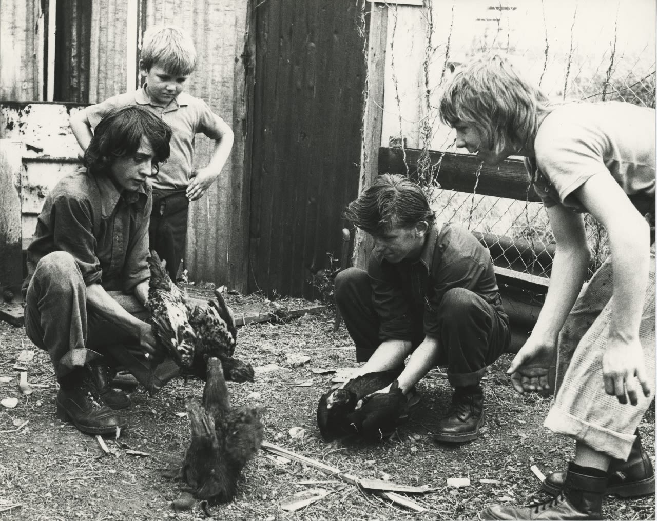 Jo Spence, Gypsies (cockfighting), 1974