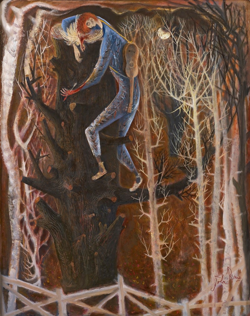 John Byrne RSA, The Minstrel Boy and the Bird that Will Sing No More