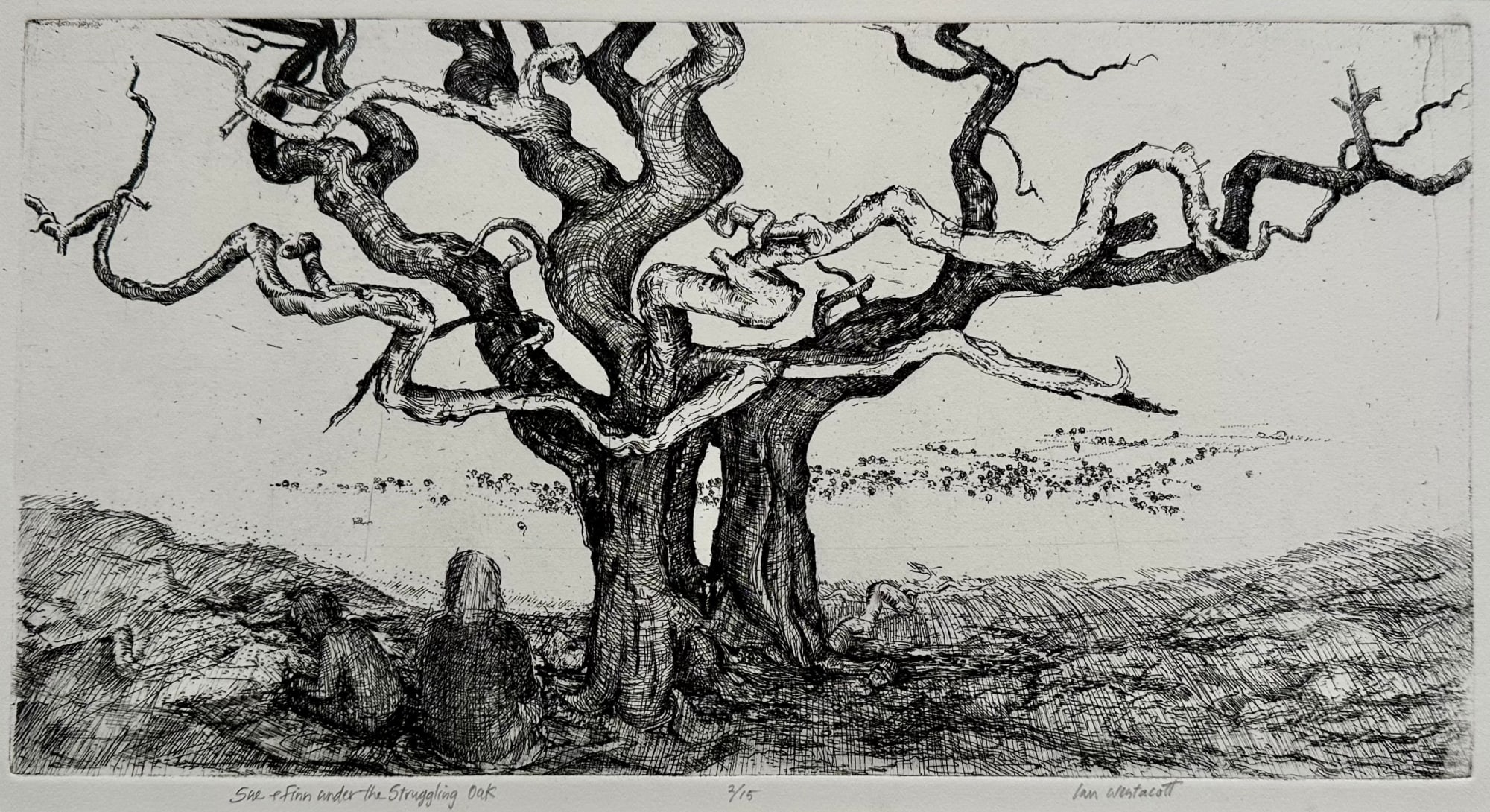 Ian Westacott, Sue and Finn Under the Struggling Oak