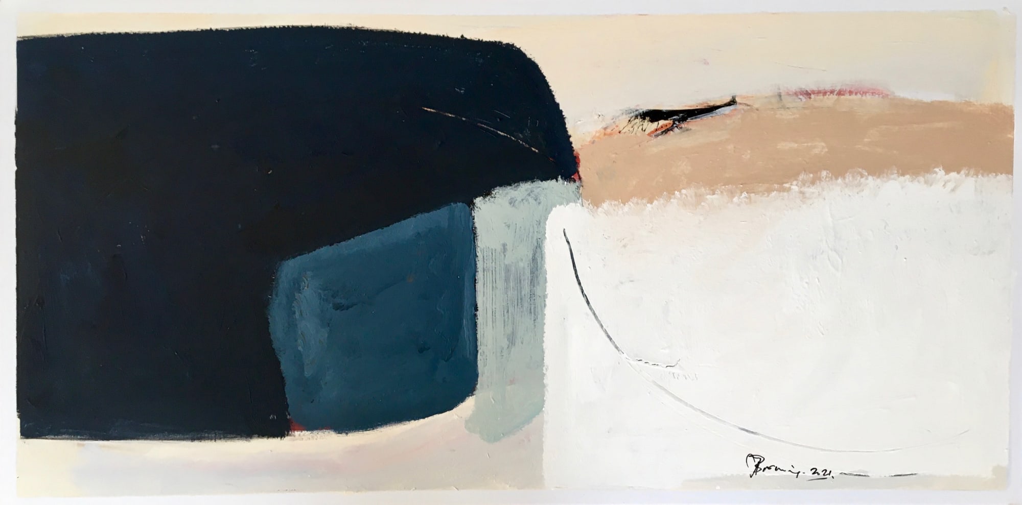 Jerry Browning, Winter Rock, 2021