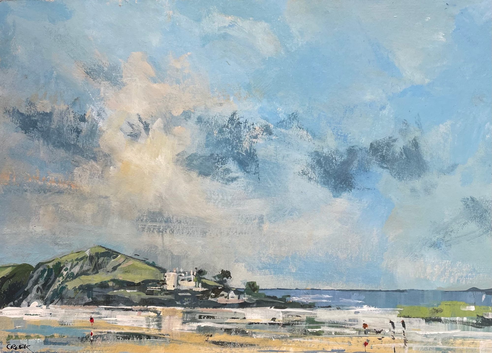 Phil Creek, Burgh Island, Study 1