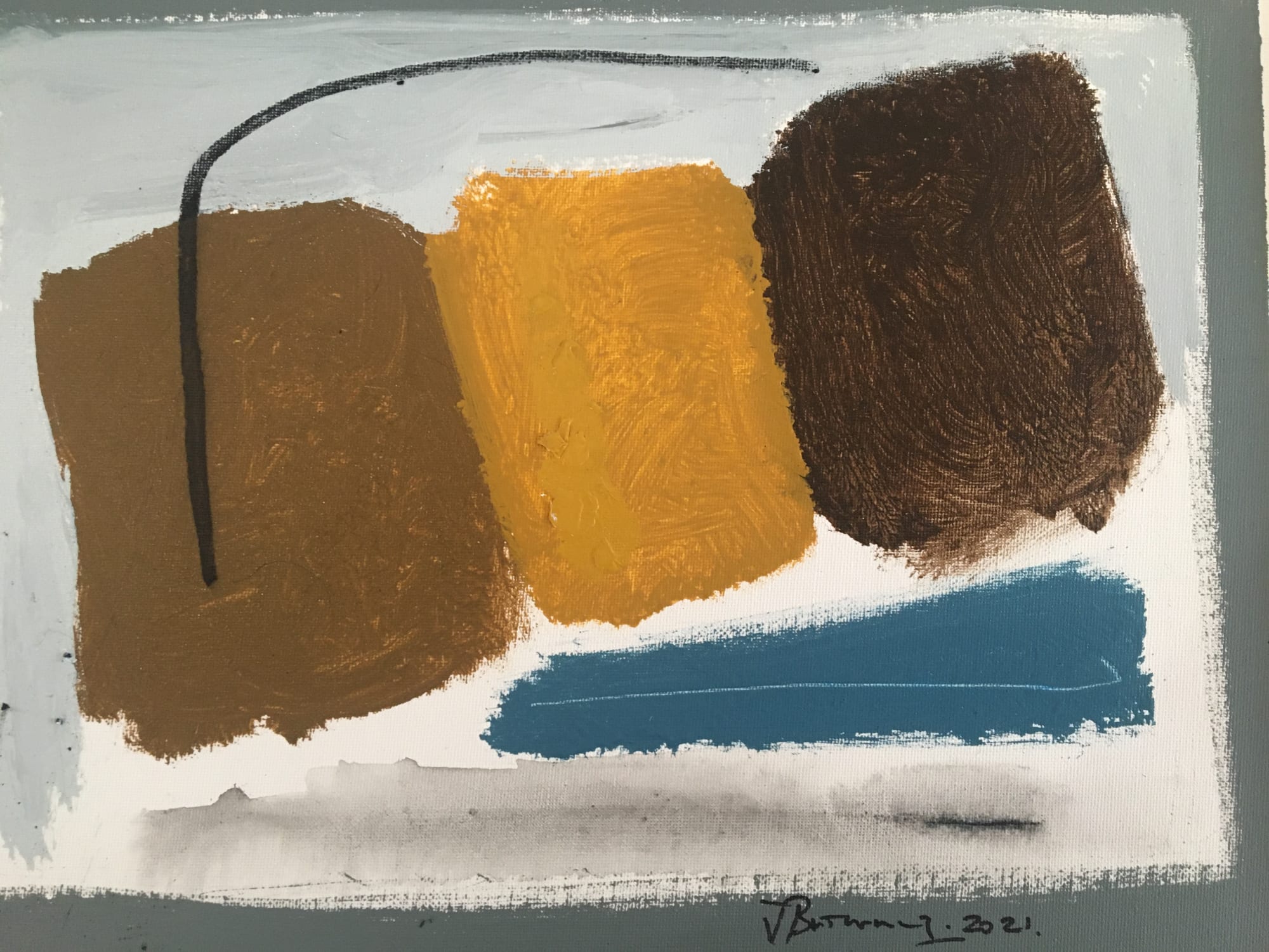 Jerry Browning, Rock Trio, 2021