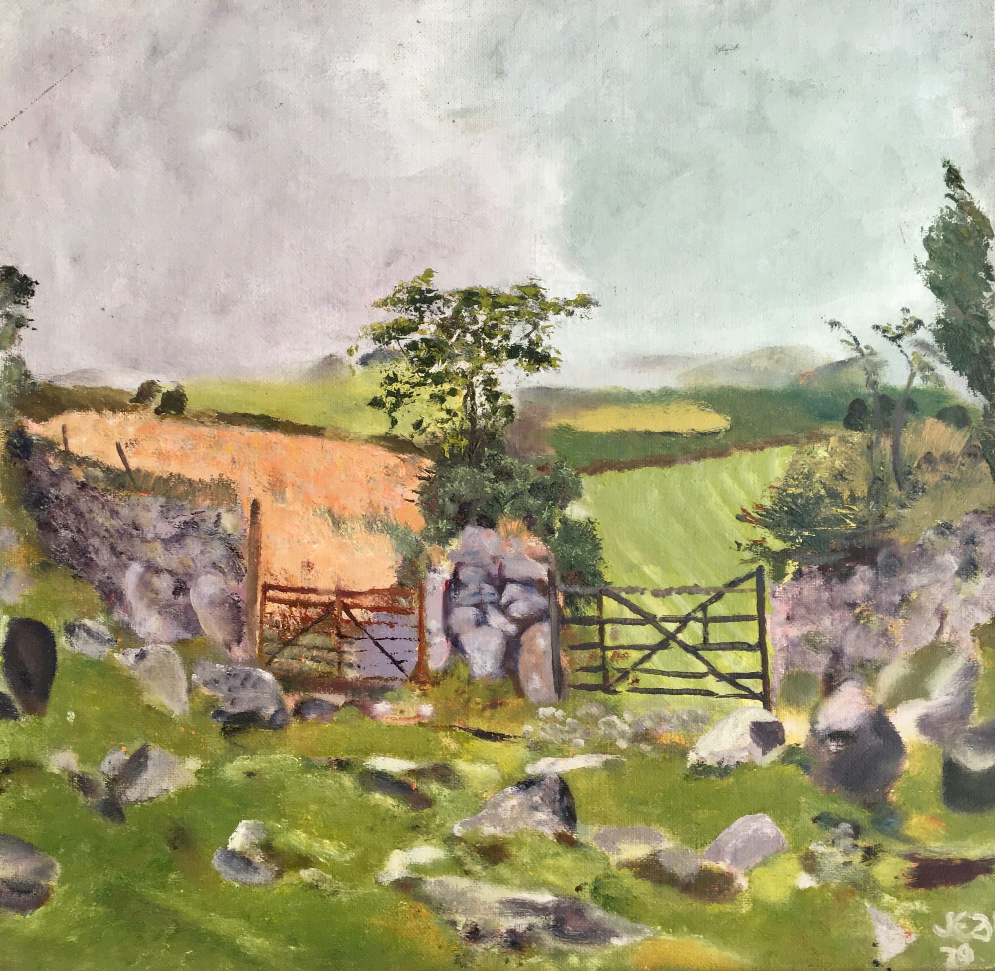 JEAN JONES, Farm Gates Yelland, 1970