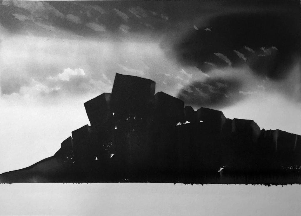 Alfred Leslie, Outside Laguna, NM (from 100 Views Along the Road), 1978-1981