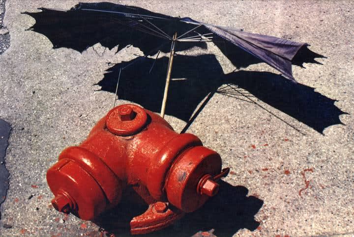 Arthur Siegel, Untitled (Fireplug and Umbrella), 1950, printed c. 1950's