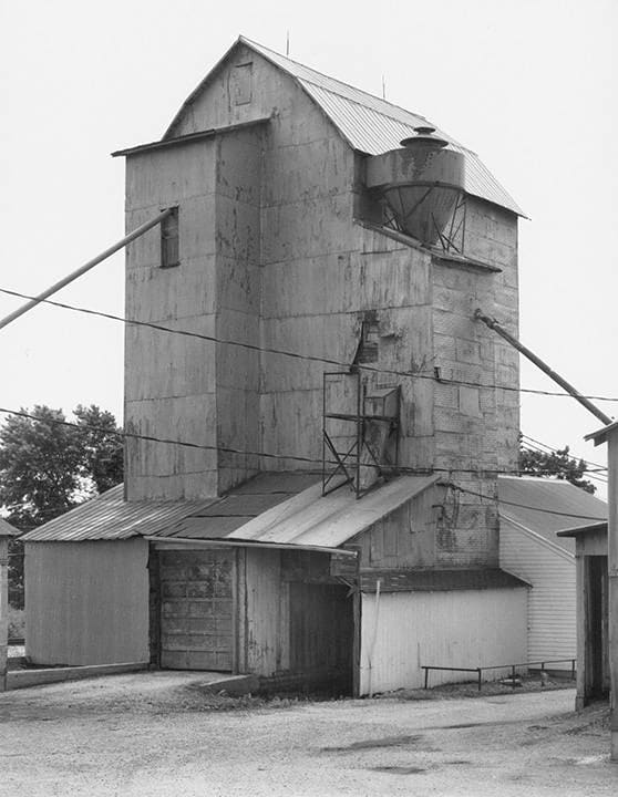 Bernd and Hilla Becher, Grain Elevator, Swanders, Ohio, USA, 1987