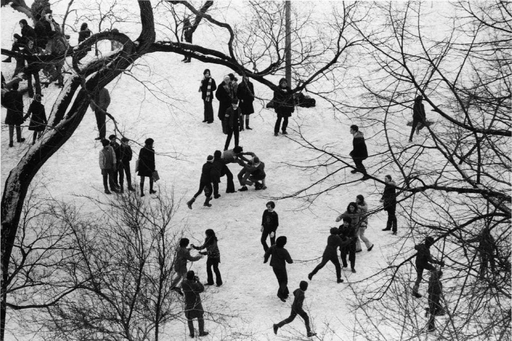 André Kertész, Washington Square, March 19, 1969