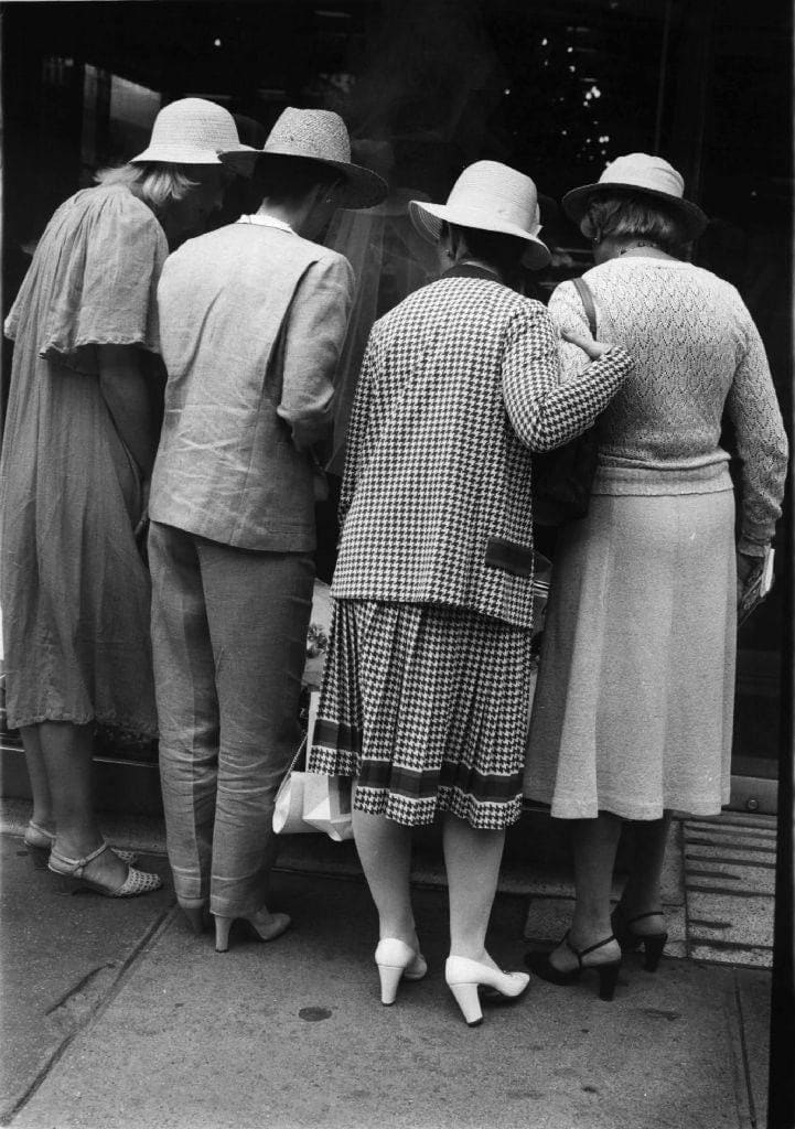 Bill Cunningham, 5th Avenue at 55th Street, c. 1980s