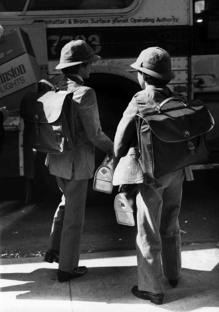 Bill Cunningham, Children Coming Home from School, September 1981