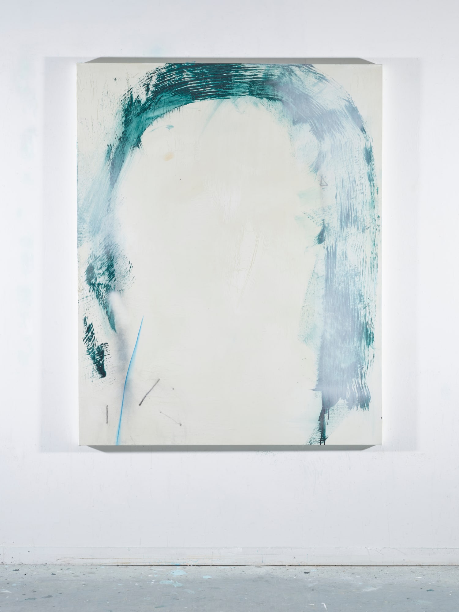 Sam Lock, Blue strikes through, 2020