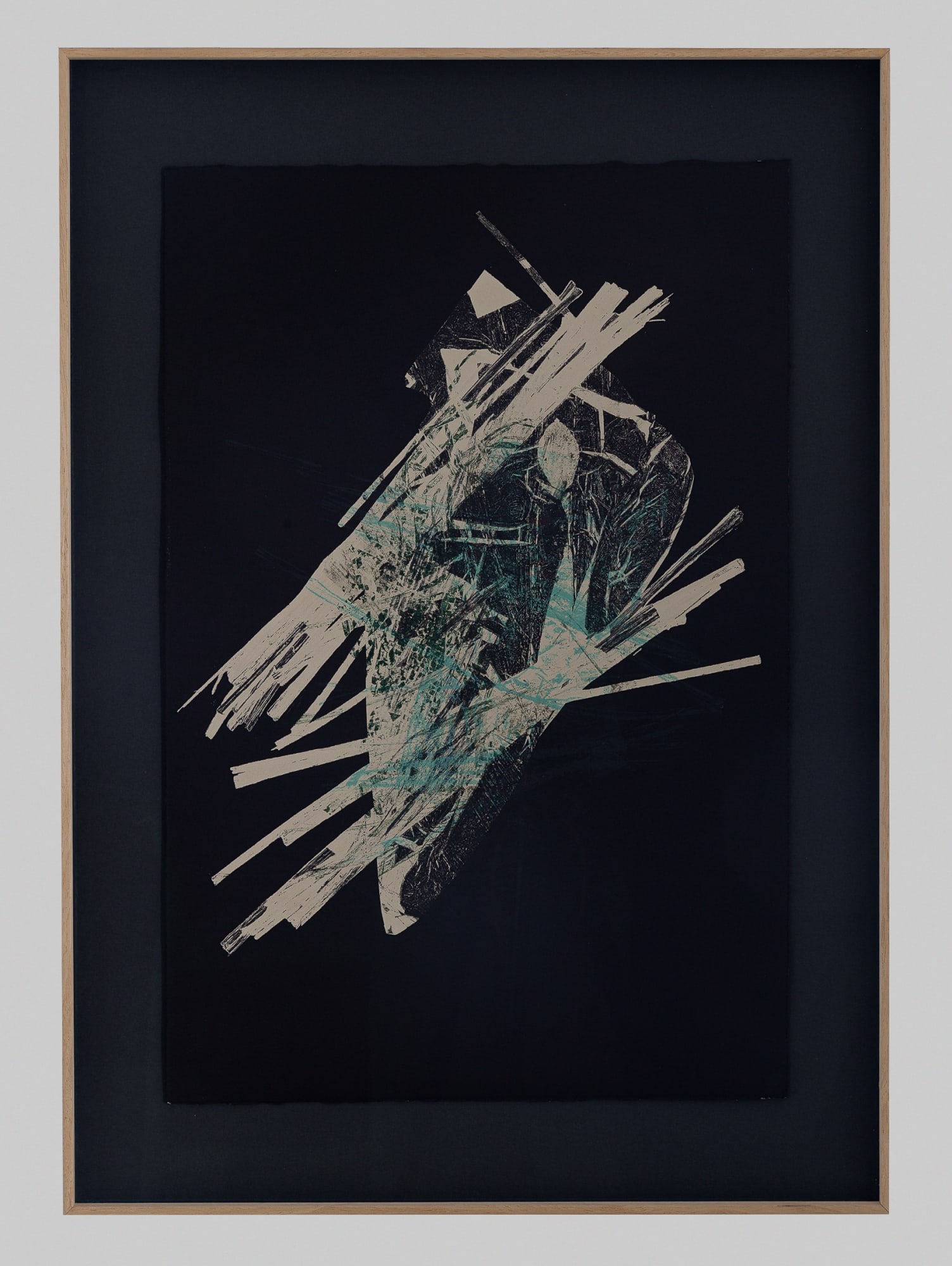 Ross Passmoor, Small Agglomeration on Black II, 2019