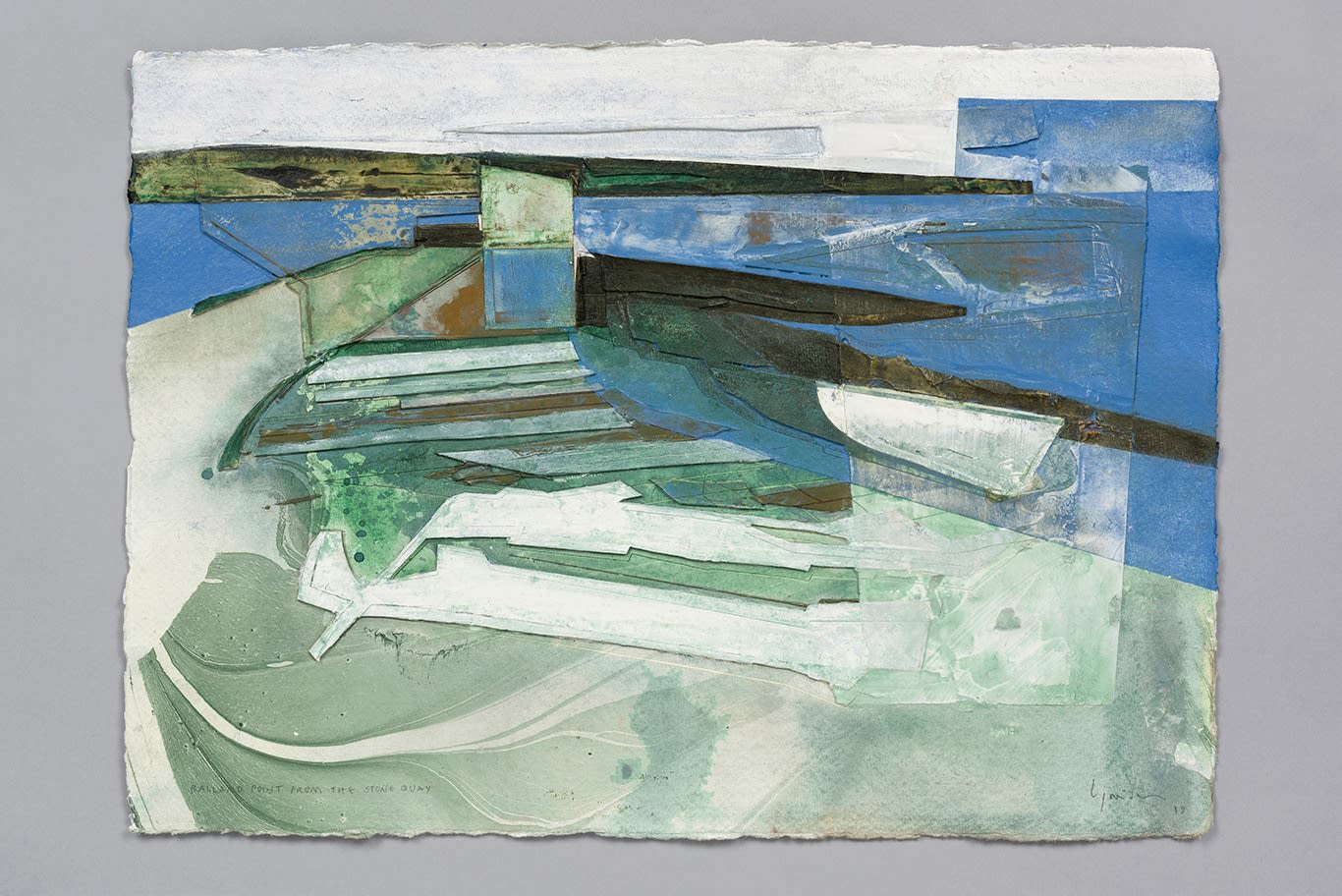 Jeremy Gardiner, Ballard Point from the Stone Quay III, Dorset, 2021