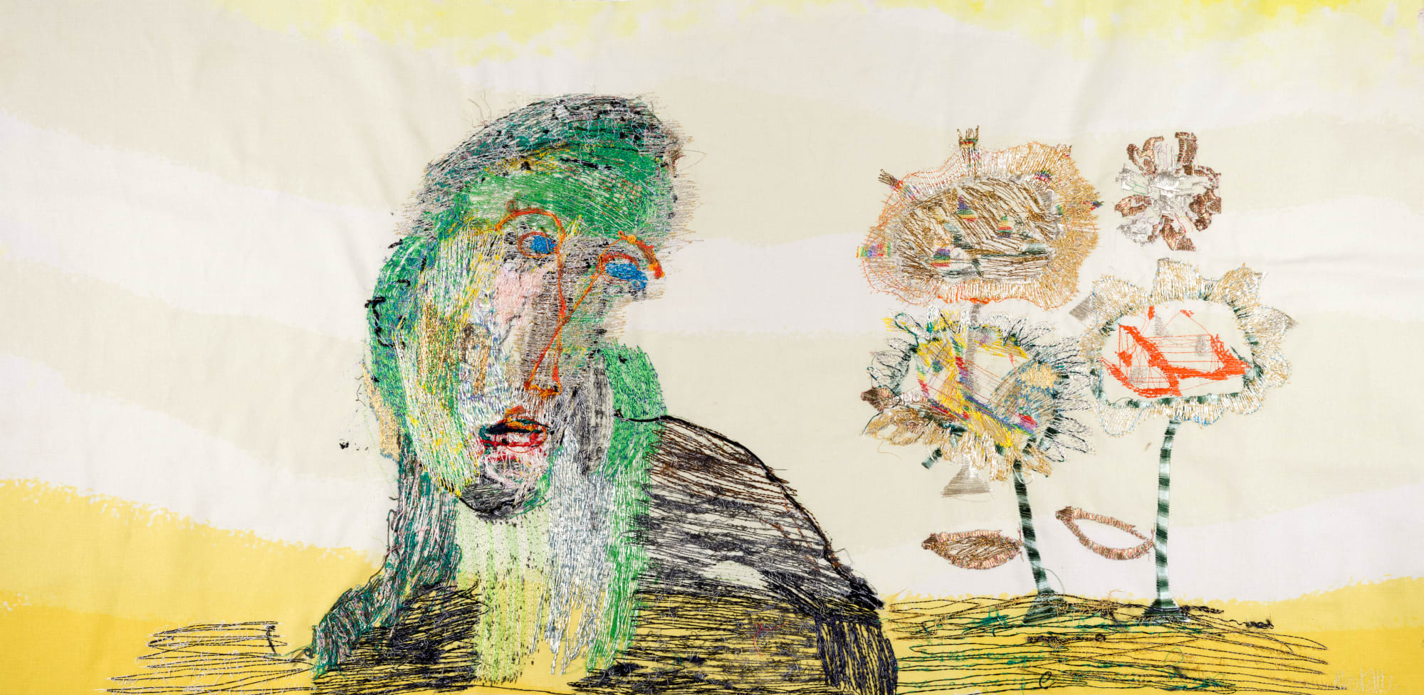 Alice Kettle, With Flower Heads, 2021