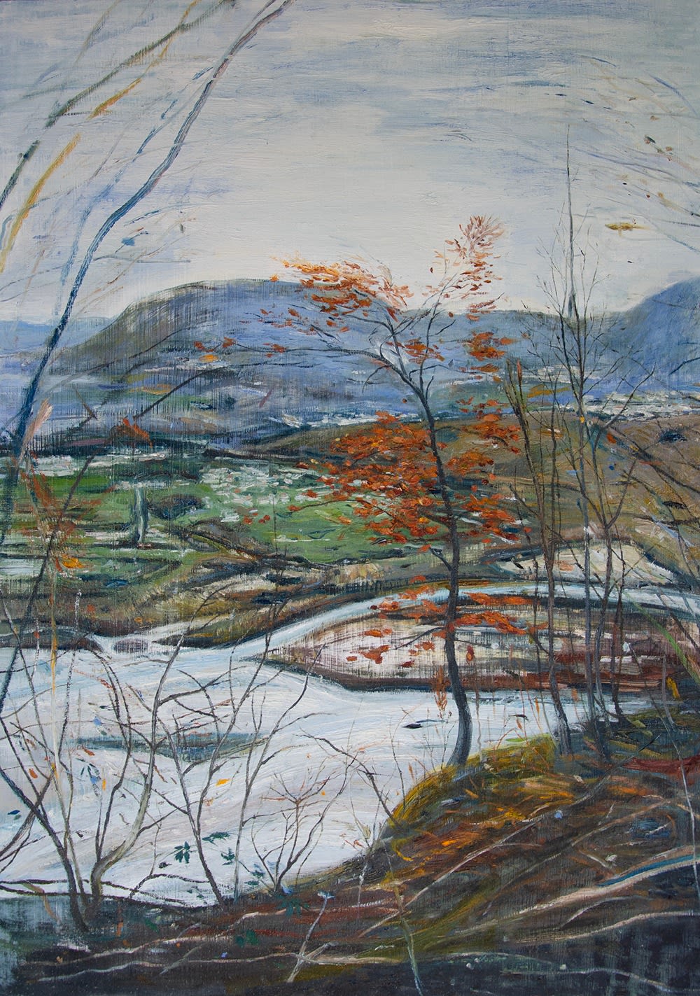 Calum McClure, A bend in the river, 2024