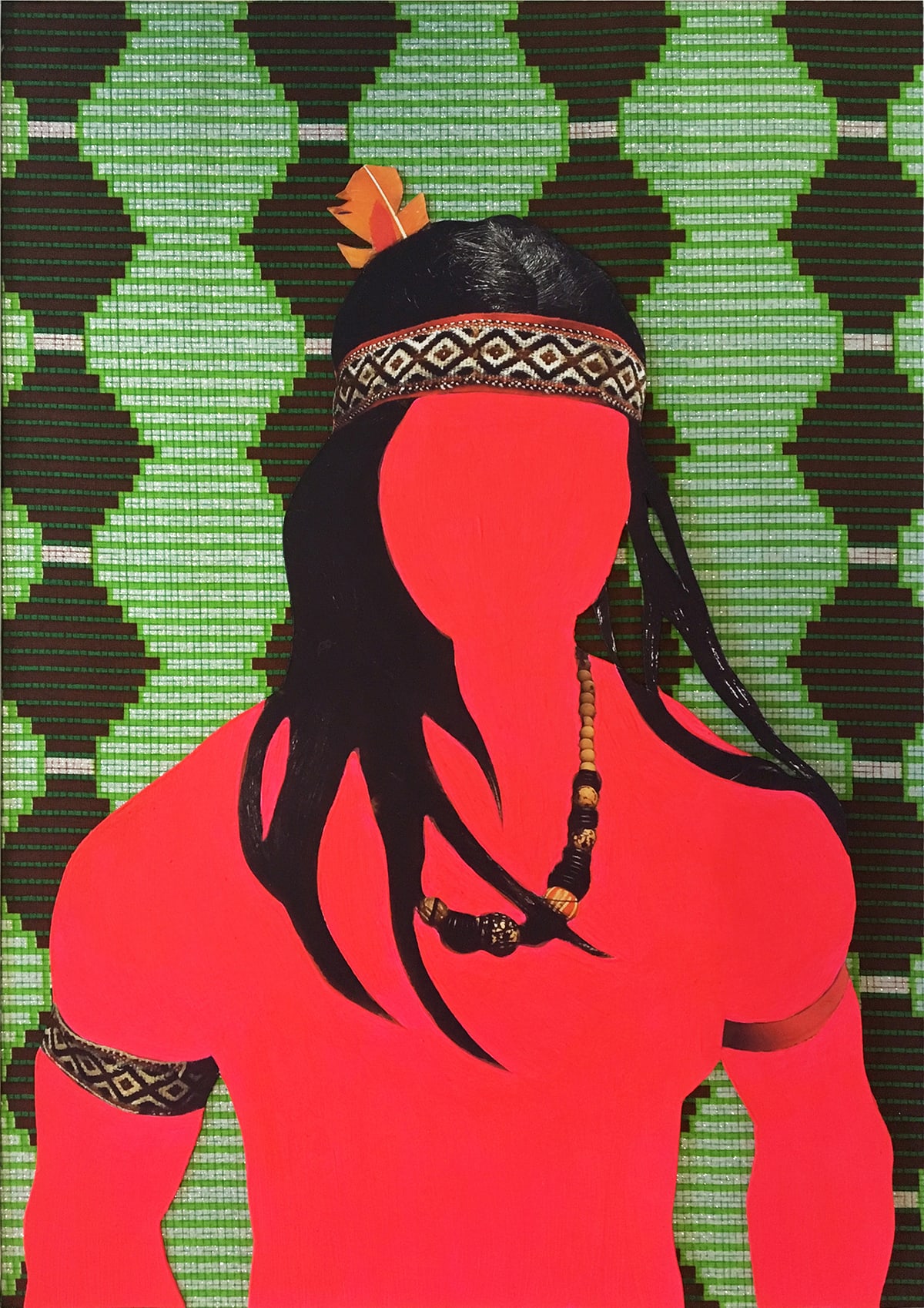 Nicola Green, Carnival, Silver Thread, 2016