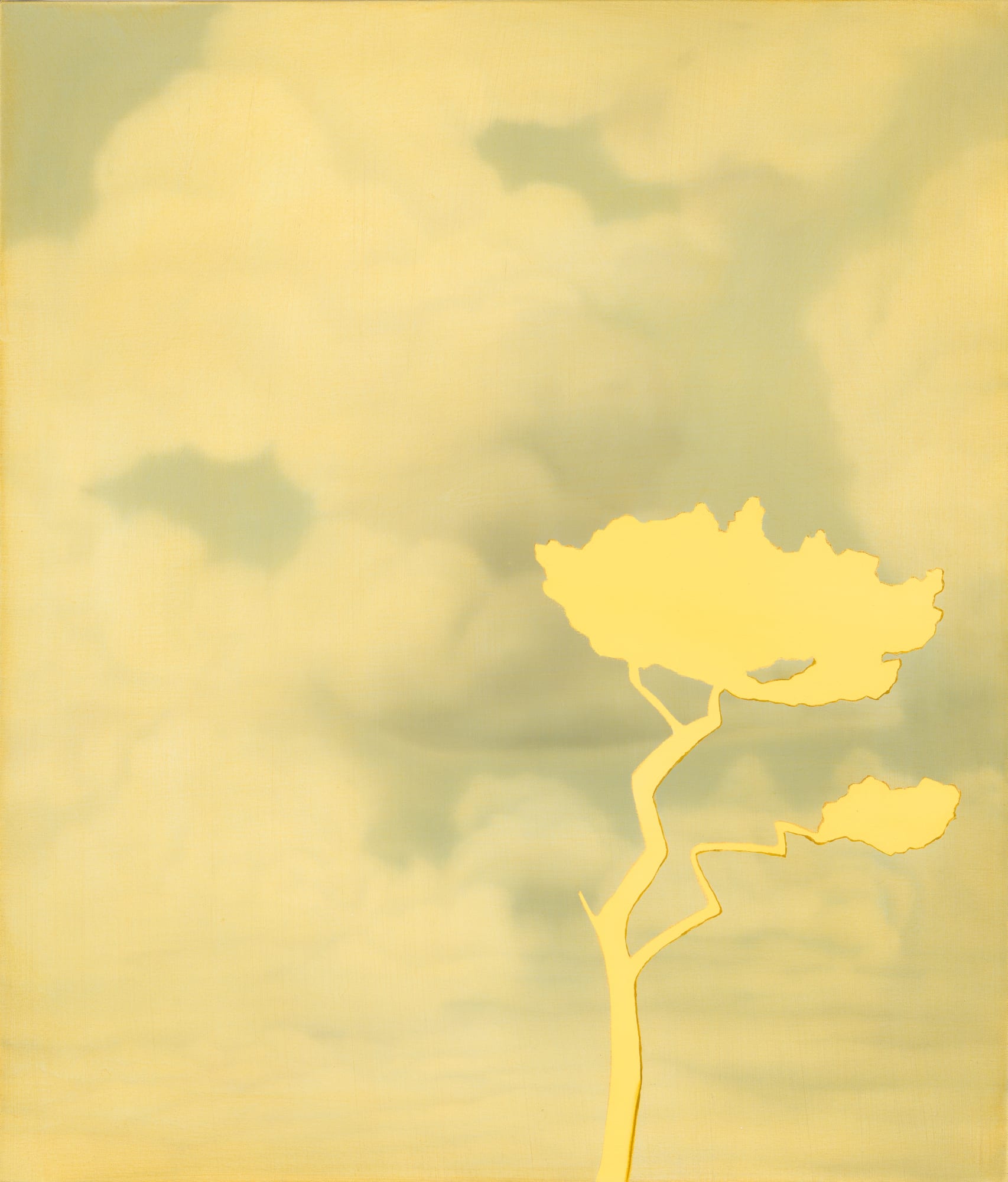 Kerry Harding, Clouds pass above her head, 2021