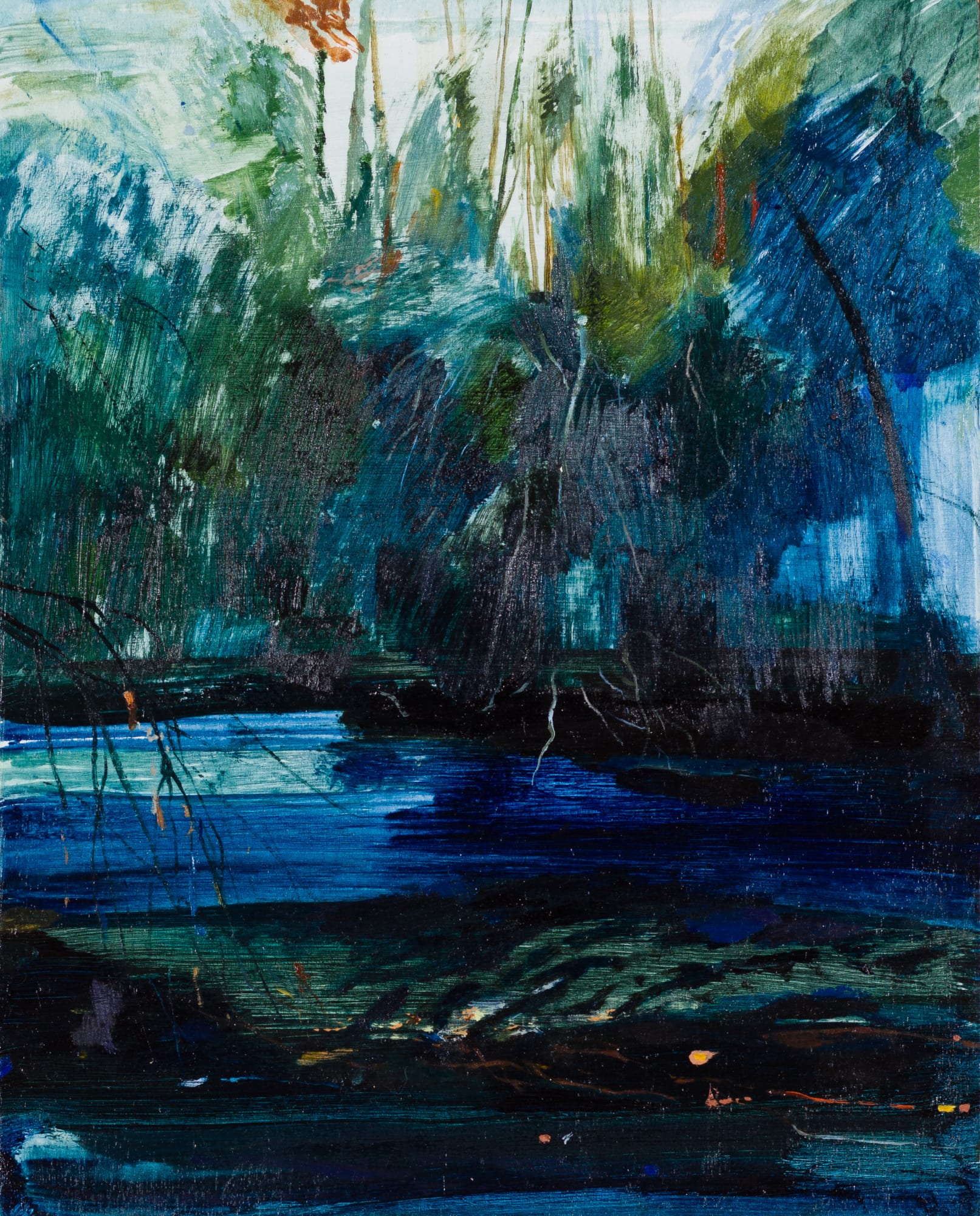 Calum McClure, Dark Blue Water, 2019