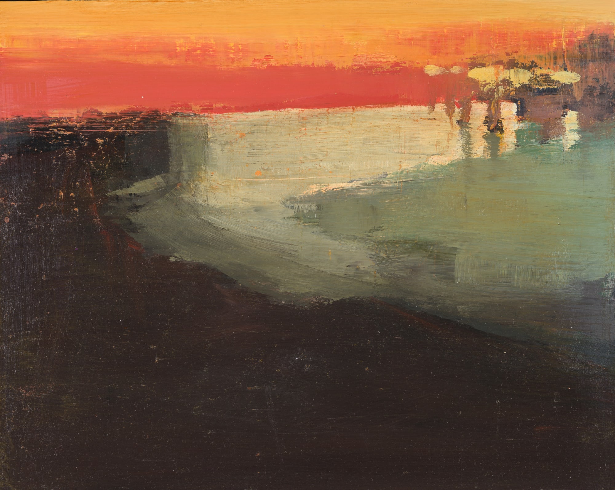 Pippa Blake, Millpond : Sunset, 2020