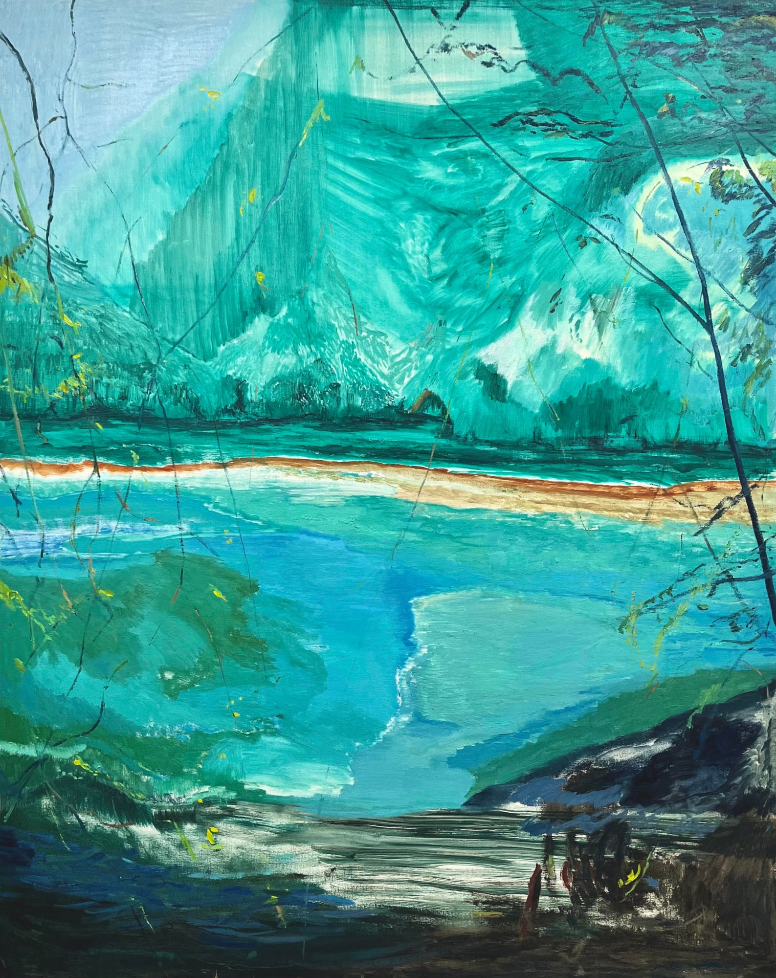 Calum McClure, Dov'è più azzuro il fiume? (Where the river is bluer?) , 2022