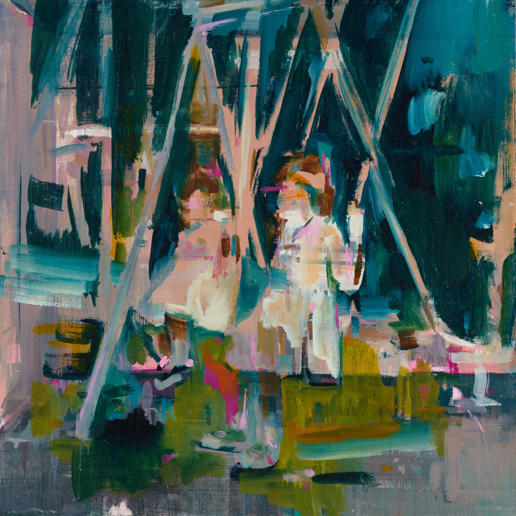 Katharine Le Hardy, We are Dreamers, blue, 2021