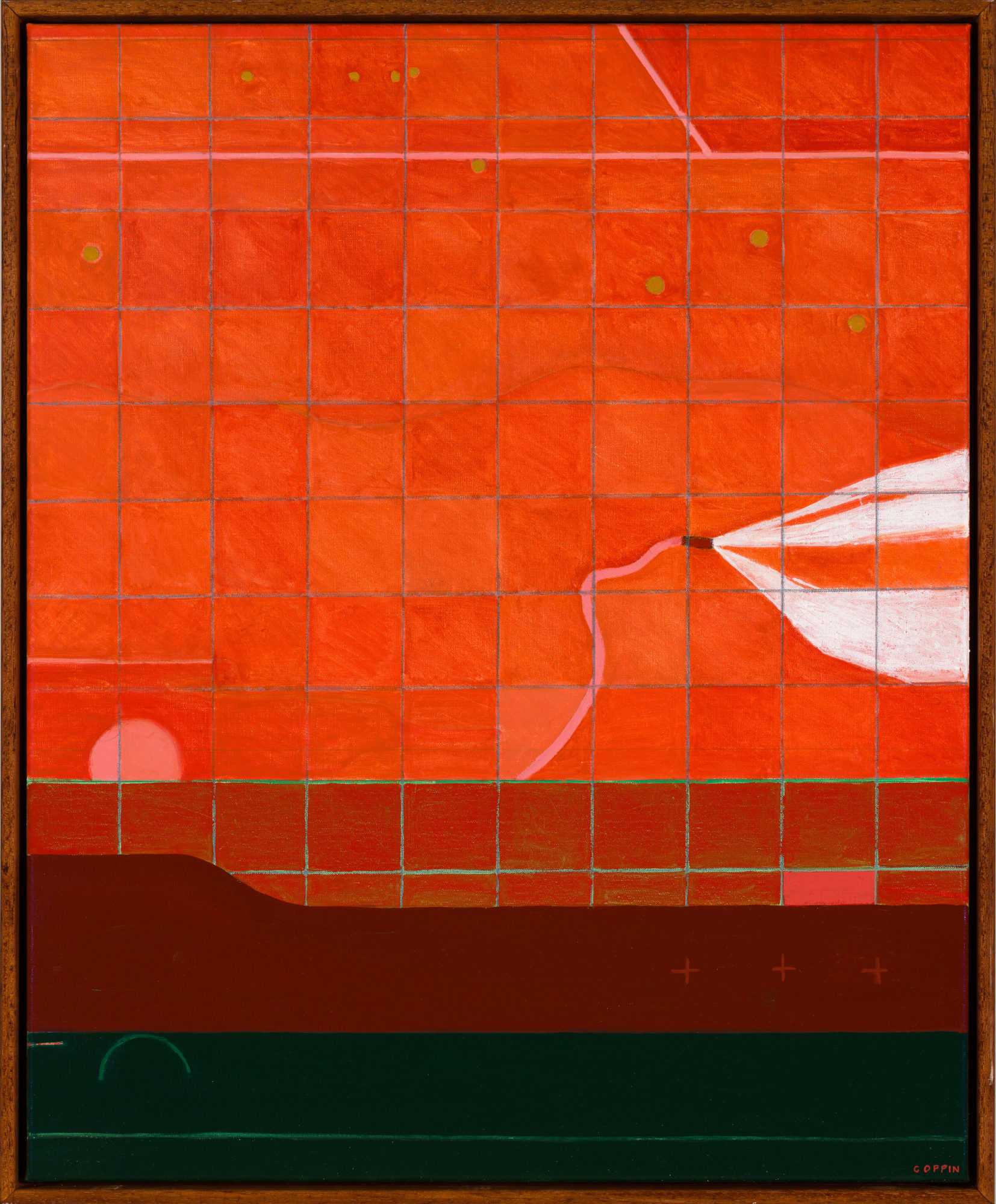 Fred Coppin, Watering A Clay Tennis Court, 2023