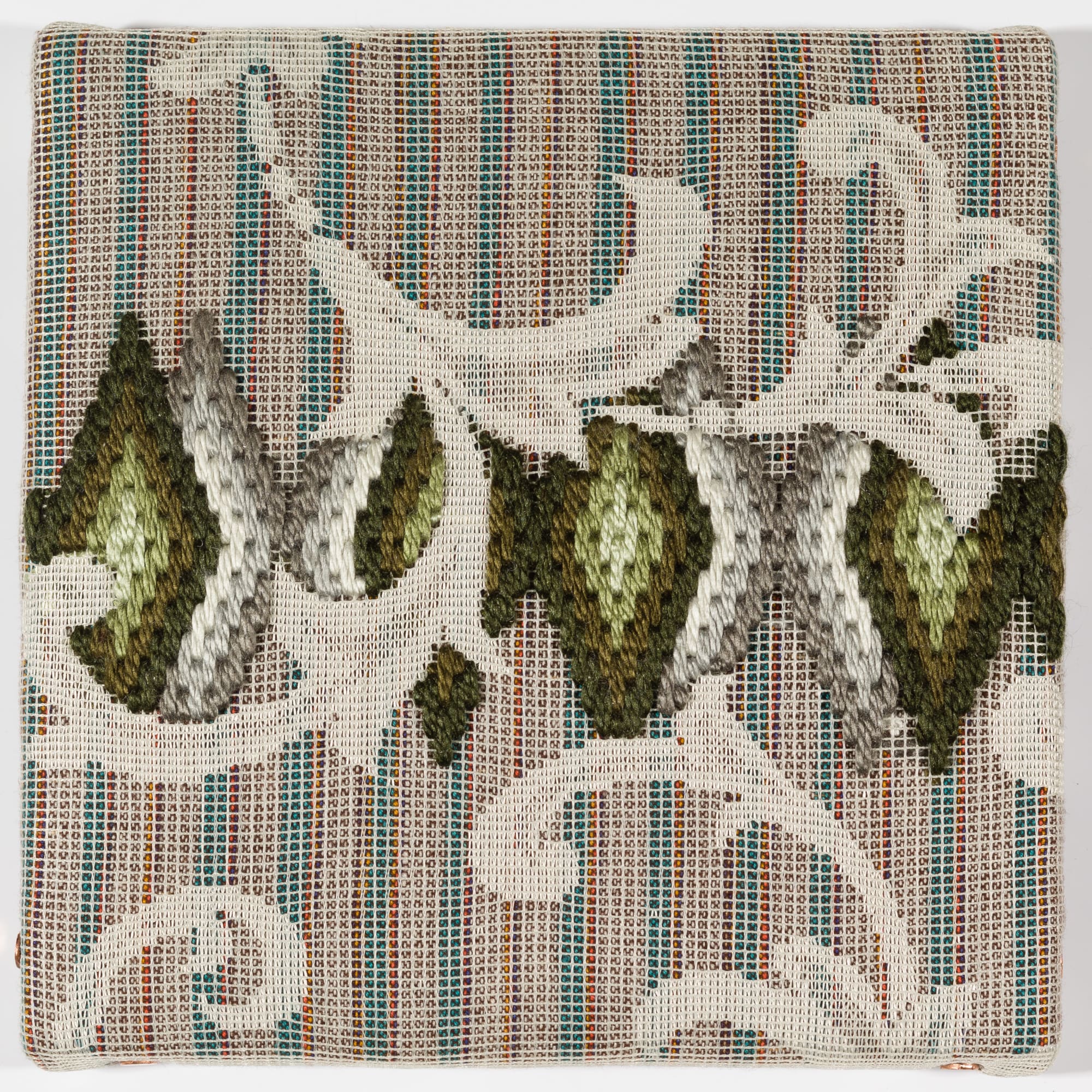 Cecilia Charlton, Triple-layer gather-gusset [green-grey exotica], 2020