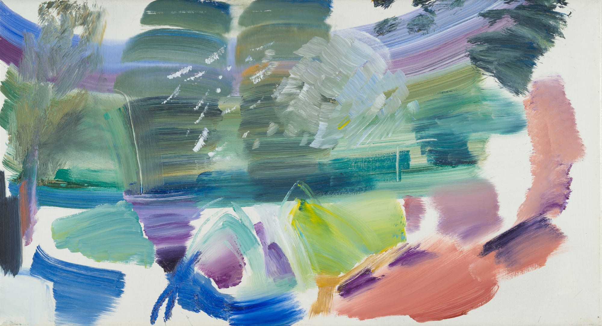 Ivon Hitchens, Willows and Water, 1976