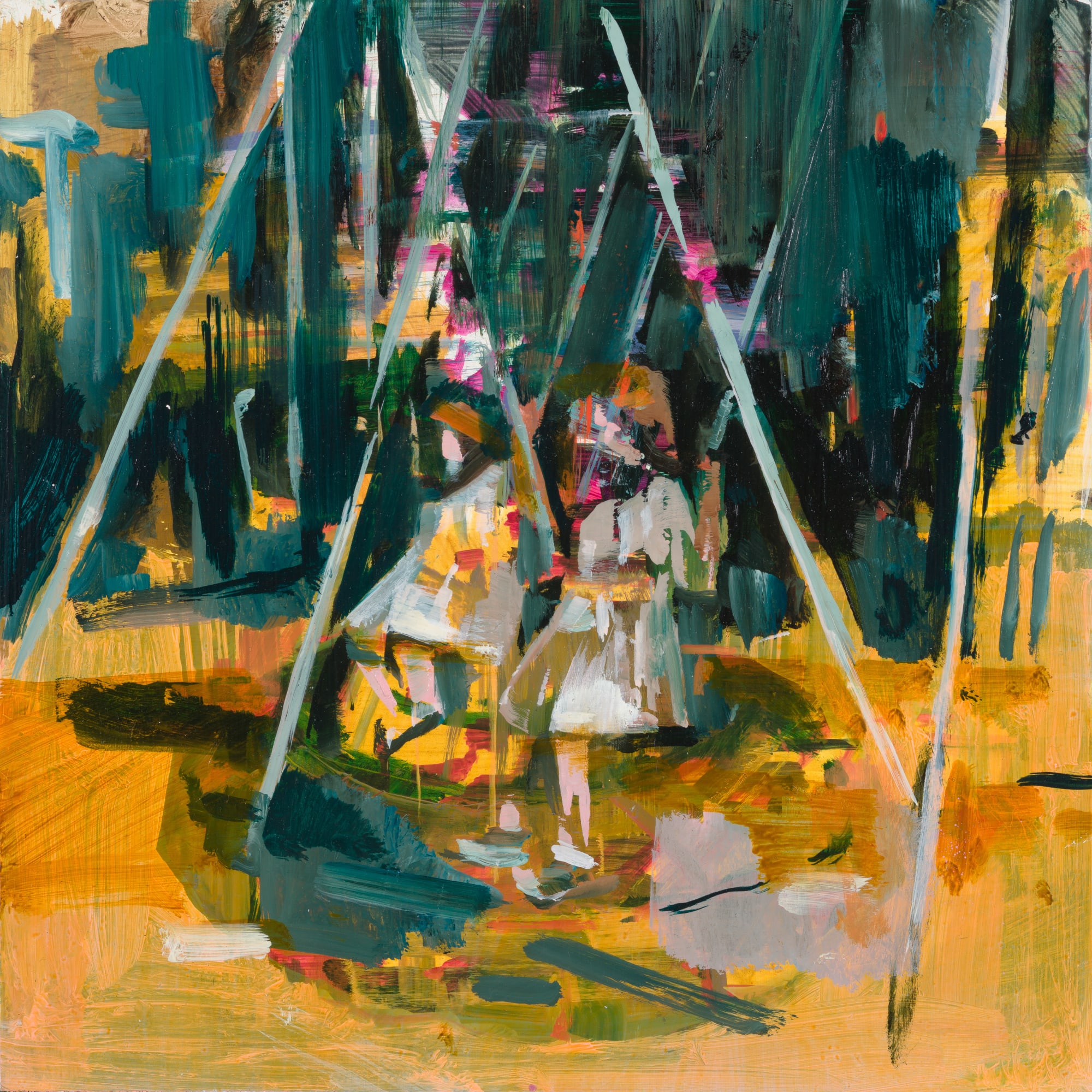 Katharine Le Hardy, We are Dreamers, yellow, 2021