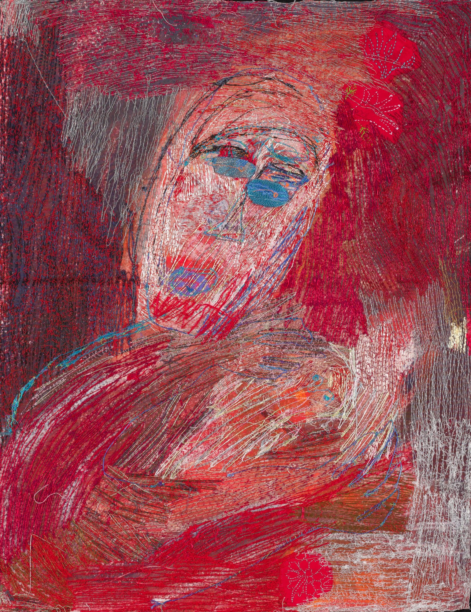 Alice Kettle, Mother and Baby, Red, 2019