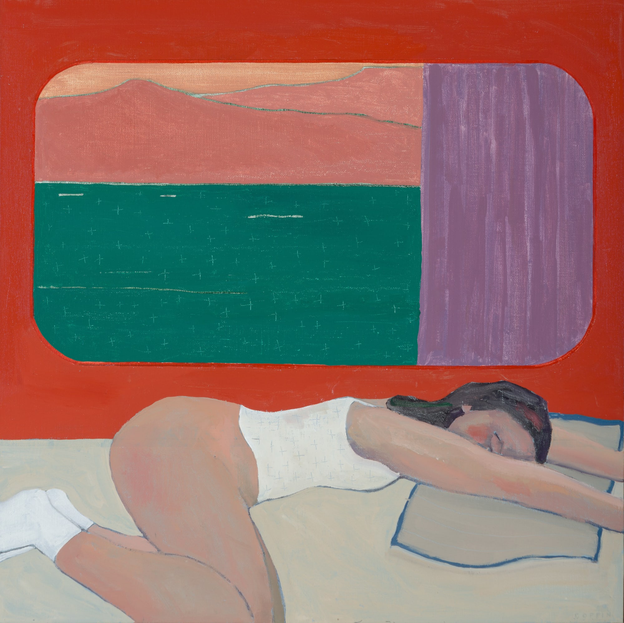 Fred Coppin, Girl In Cabin, 2024