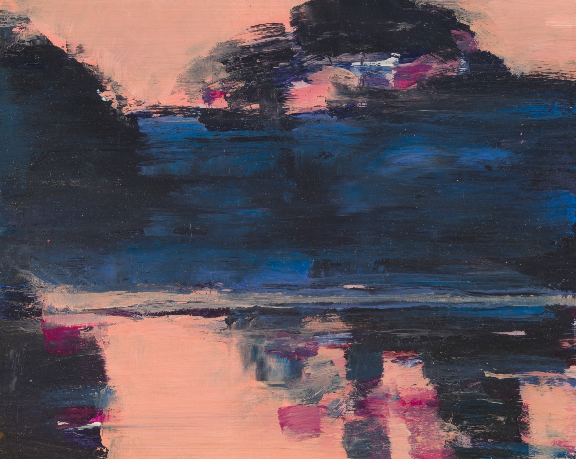 Pippa Blake, River : Sunset, 2020
