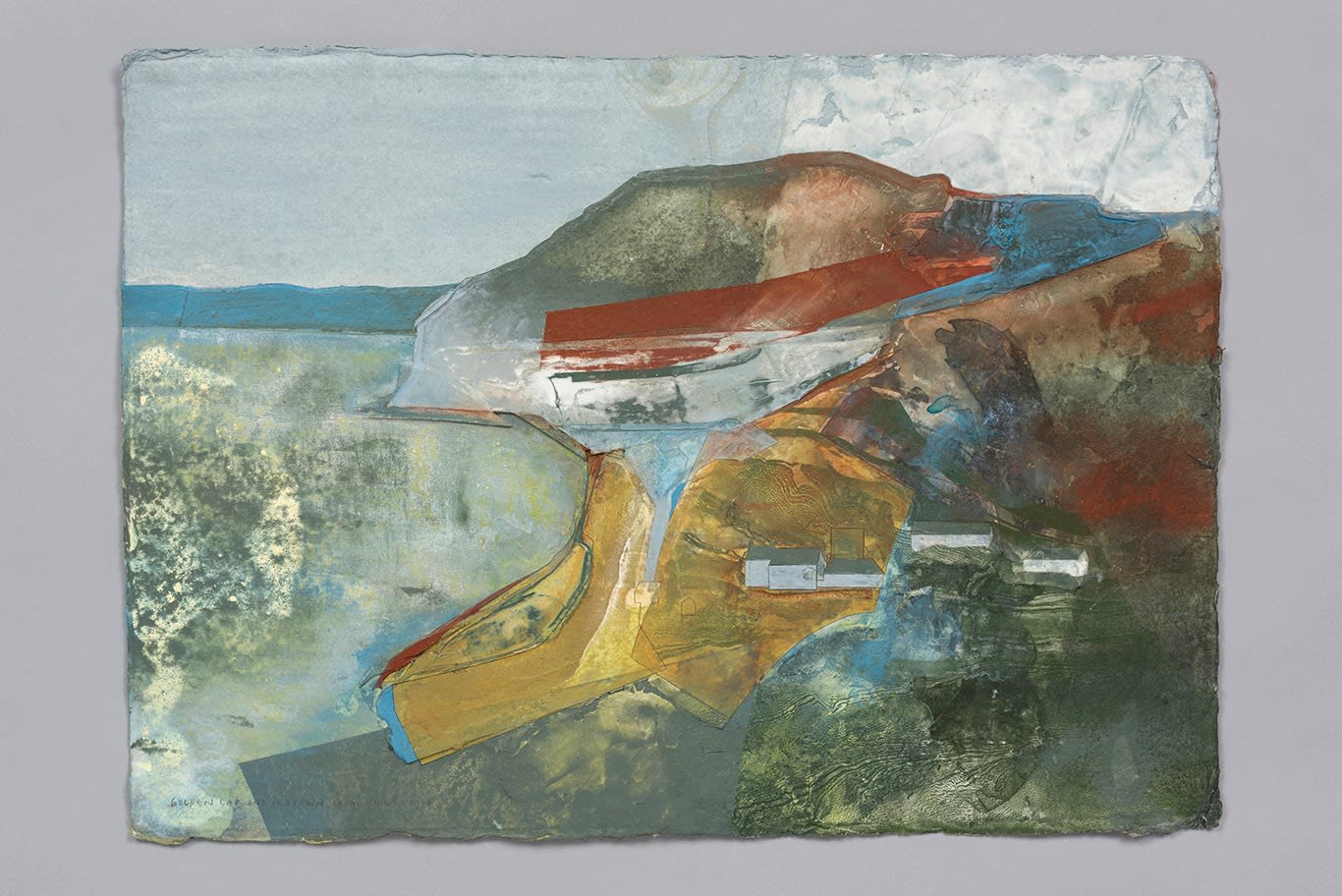 Jeremy Gardiner, Golden Cap and Seatown from Ridge Cliff, Dorset, 2021