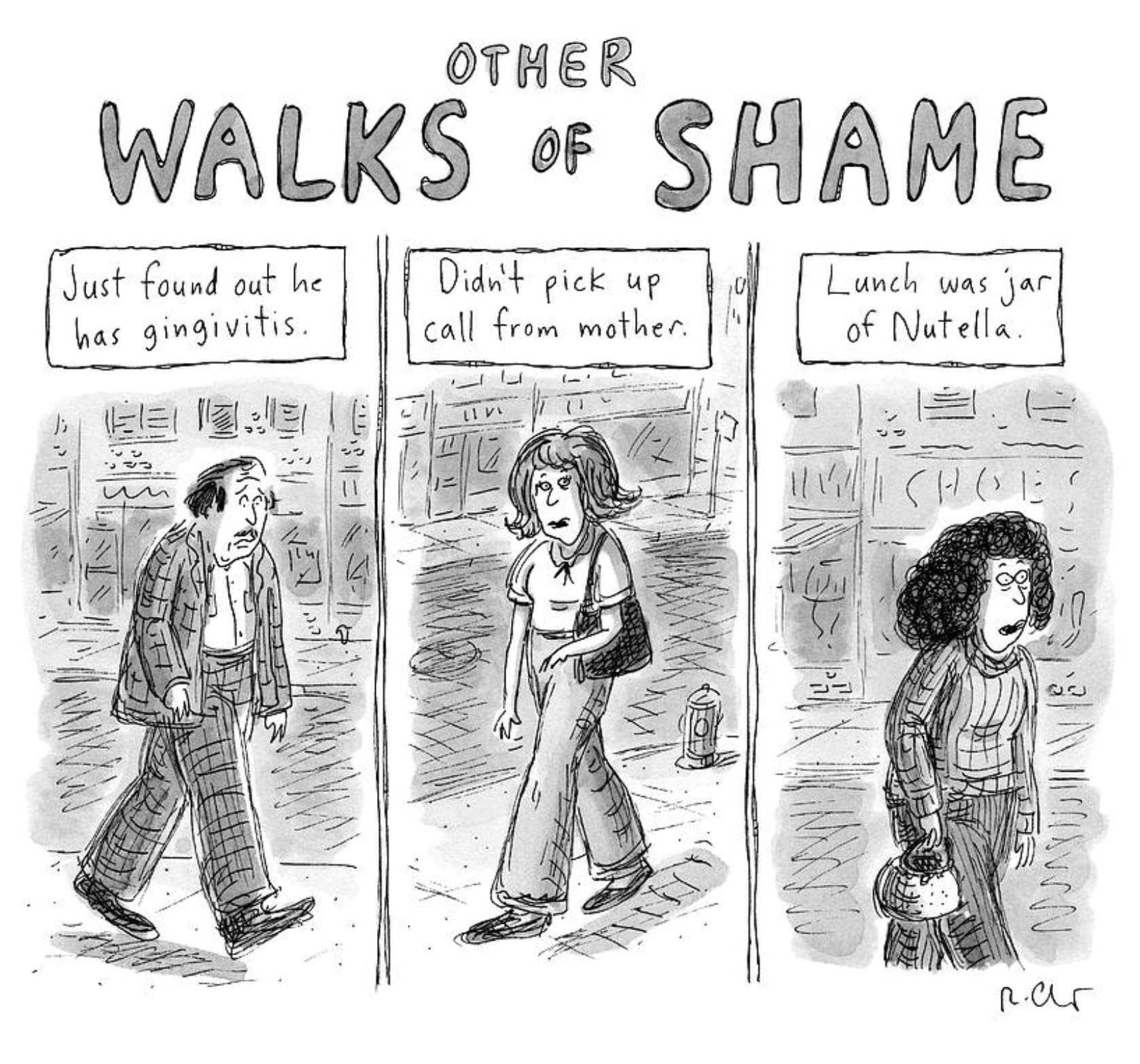 Roz Chast, Other Walks of Shame, 2015, Dec. 14