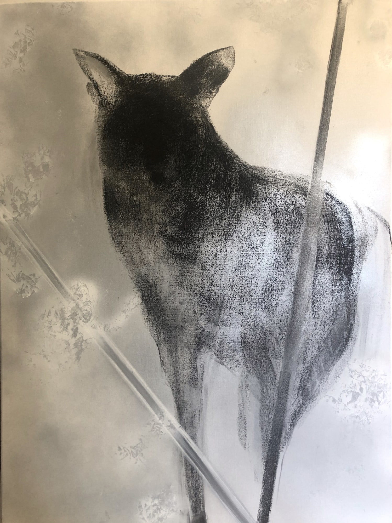 Susan Brearey, Silver coyote, 2022