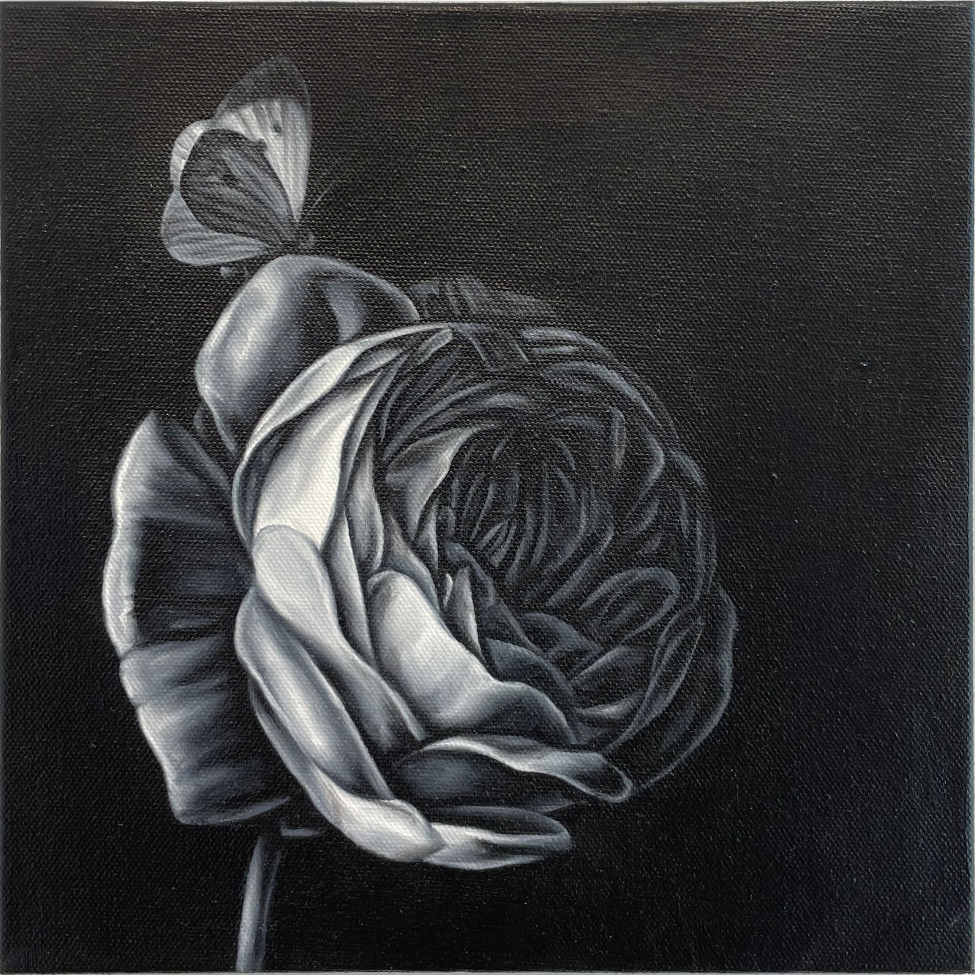 Shelley Reed, Rose with Butterfly (after van den Broeck), 2018