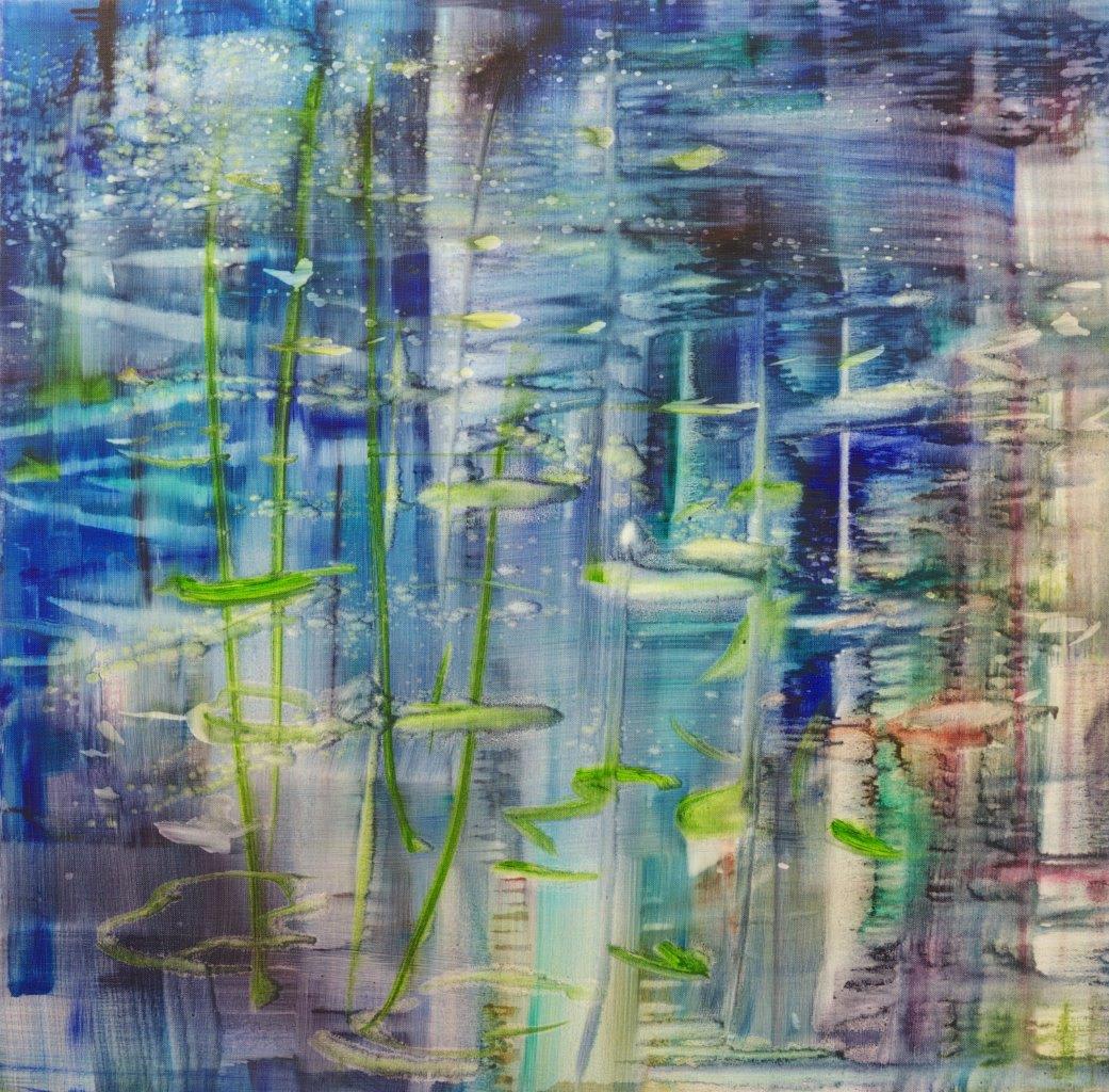 Matthias Meyer, Green Waterlilies, 2021