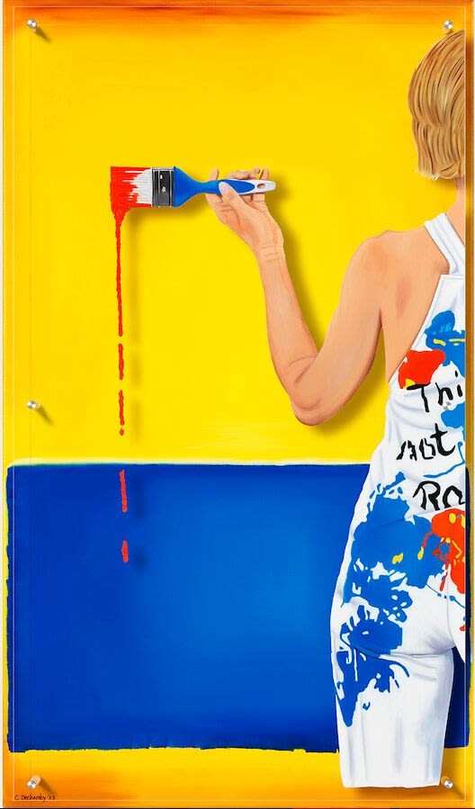 Caroline Dechamby, This Is Not a Rothko (Yellow), 2023