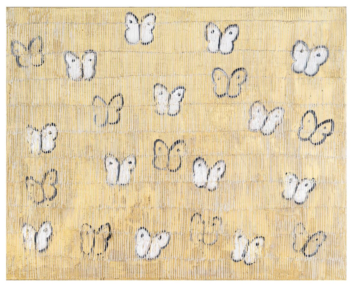 Hunt Slonem, White-Ascension-House-of-God-2, 2024