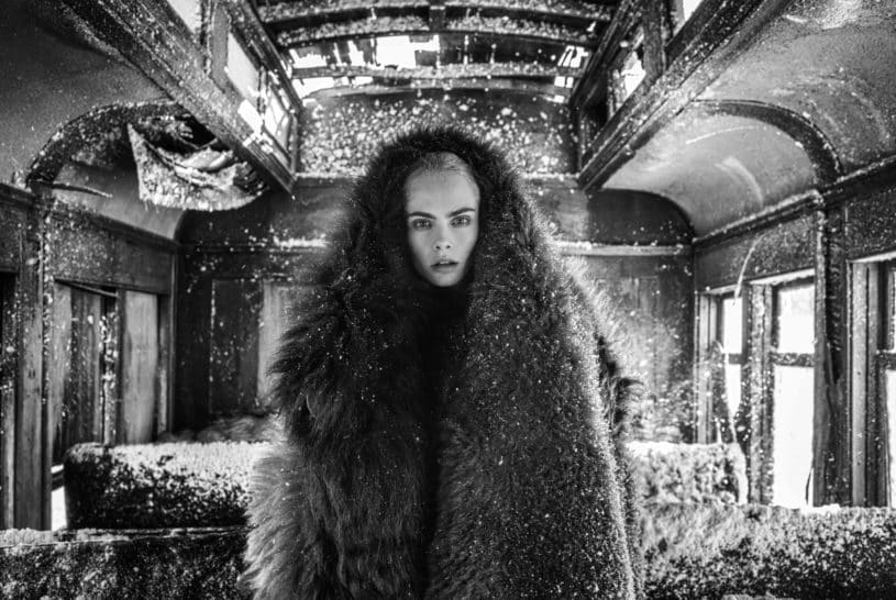 David Yarrow, The Girl With The Lion Tattoo, 2020